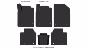 Interior mats for the Lexus ES 350 (XV40) 2006-2012 V generation EU Sedan - Фото 4
