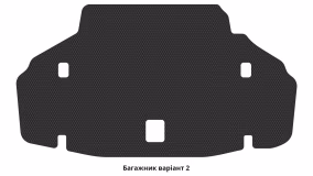 Interior mats for the Lexus LS 460 L (UCF40) 2007-2017 IV generation EU Sedan - Фото 2