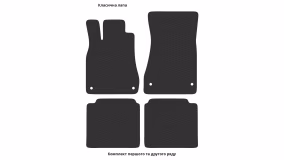 Interior mats for the Lexus LS 430 (UCF30) 2000-2006 III generation EU Sedan - Фото 2