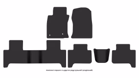 Interior mats for the Lexus GX 470 (UZJ120) 2002-2009 I generation US Crossover - Фото 4