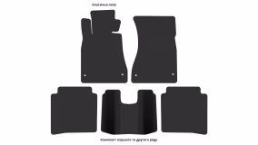 Interior mats for the Lexus LS 400 (UCF20) 1995-2000 II generation EU Sedan - Фото 2