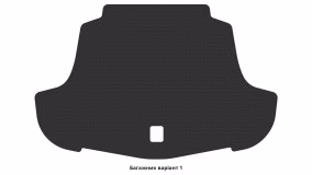 Interior mats for the Lexus ES 350 (XZ10) 2018-2021 VII generation US Sedan pre-restyling - Фото 3