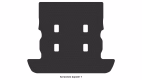 Interior mats for the Lexus LX 570 (URJ200) 2008-2012 III generation EU Crossover pre-restyling 7-seater - Фото 2