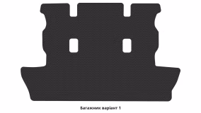 Interior mats for the Lexus LX 570 (URJ200) 2015-2022 III generation US Crossover restyling 7-seater - Фото 2