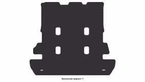 Interior mats for the Lexus LX 570 (URJ200) 2012-2022 III generation EU Crossover restyling 7-seater - Фото 4