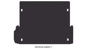 Interior mats for the Lexus GX 460 (URJ150) 2012-2019 II generation US Crossover 6-seater - Фото 2