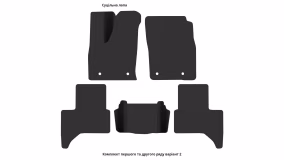Interior mats for the Lexus LX 500d (J310) 2022-… IV generation EU Crossover - Фото 3