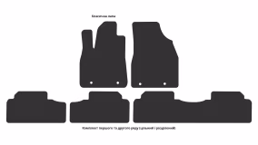 Interior mats for the Lexus RX 270(AL 10) 2009-2015 III generation EU Crossover - Фото 3
