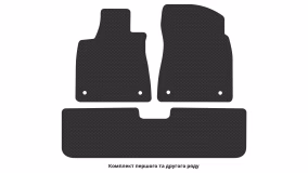 Interior mats for the Lexus RX 200t F-Sport 2015-2017 IV generation EU Crossover - Фото 3