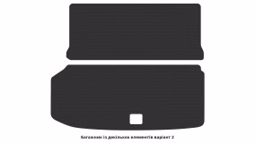 Interior mats for the Lexus RX 450hL (AL 20) 2015-2022 IV generation US Crossover Long Hybrid - Фото 2