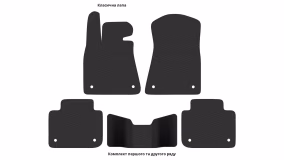 Interior mats for the Lexus GS (L10)450h 2011-2020 IV generation EU Sedan Hybrid - Фото 3