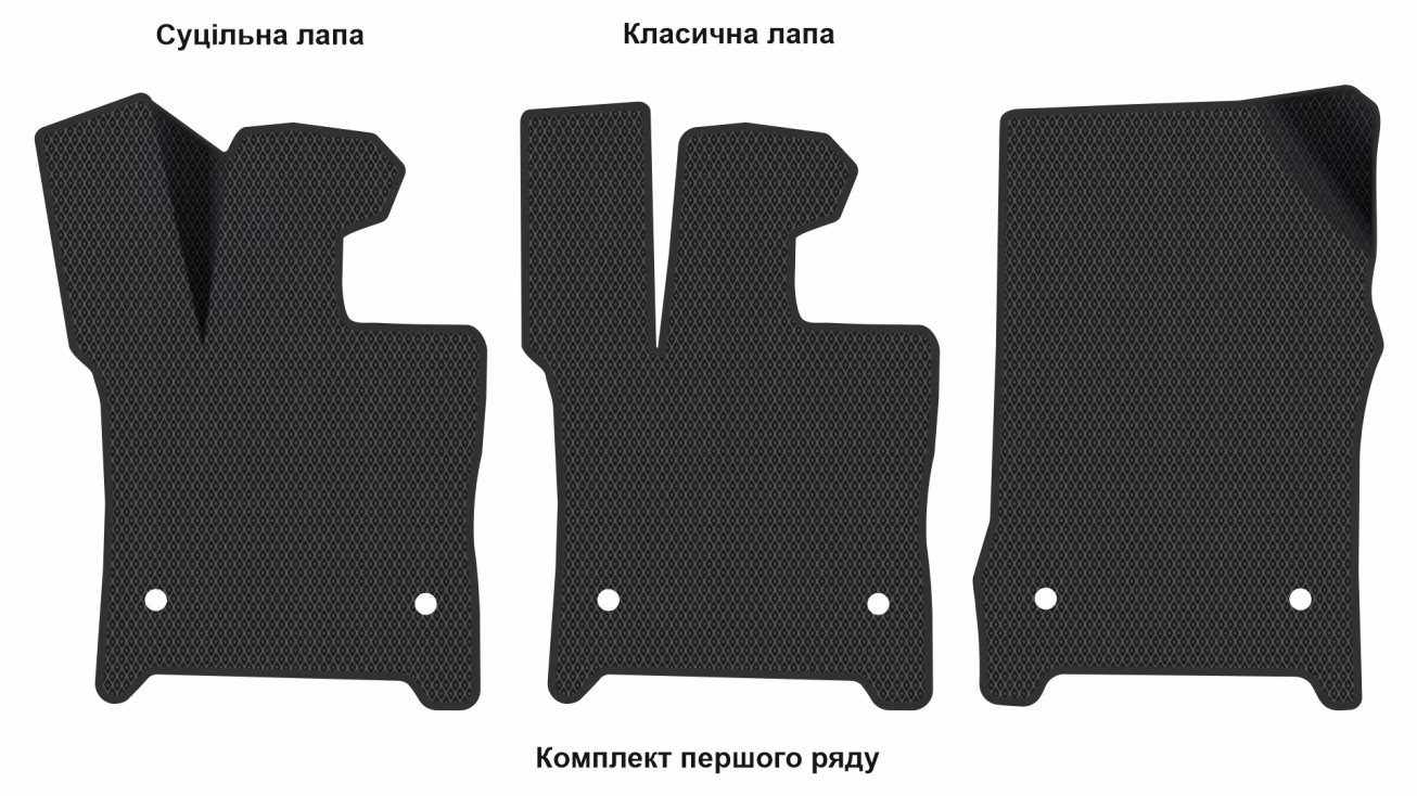 Interior mats for the Lexus LM (AW10) 2023-… II generation EU Minivan - Фото 2