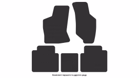 Interior mats for the Lincoln Continental 1988-1994 VIII generation US Sedan - Фото 2