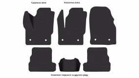 Interior mats for the Lincoln MKC 2014-2019 I generation US Crossover - Фото 4
