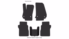 Interior mats for the Lincoln Continental (D544) 2016-2020 X generation US Sedan - Фото 3