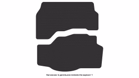 Interior mats for the Lincoln MKZ 2012-2015 II generation US Sedan pre-restyling Hybrid - Фото 2