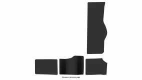 Interior mats for the Lincoln Town Car 1998-2011 II generation EU Limousine - Фото 2