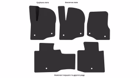 Interior mats for the Lincoln Navigator L (U554) 2018-2025 IV generation US Crossover 7-seater Long - Фото 4