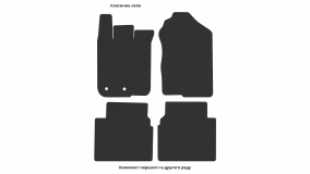 Interior mats for the Lincoln MKZ 2006-2012 I generation US Sedan - Фото 2