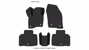 Interior mats for the Lincoln Nautilus (U540) 2018-2023 I generation US Crossover - Фото 3