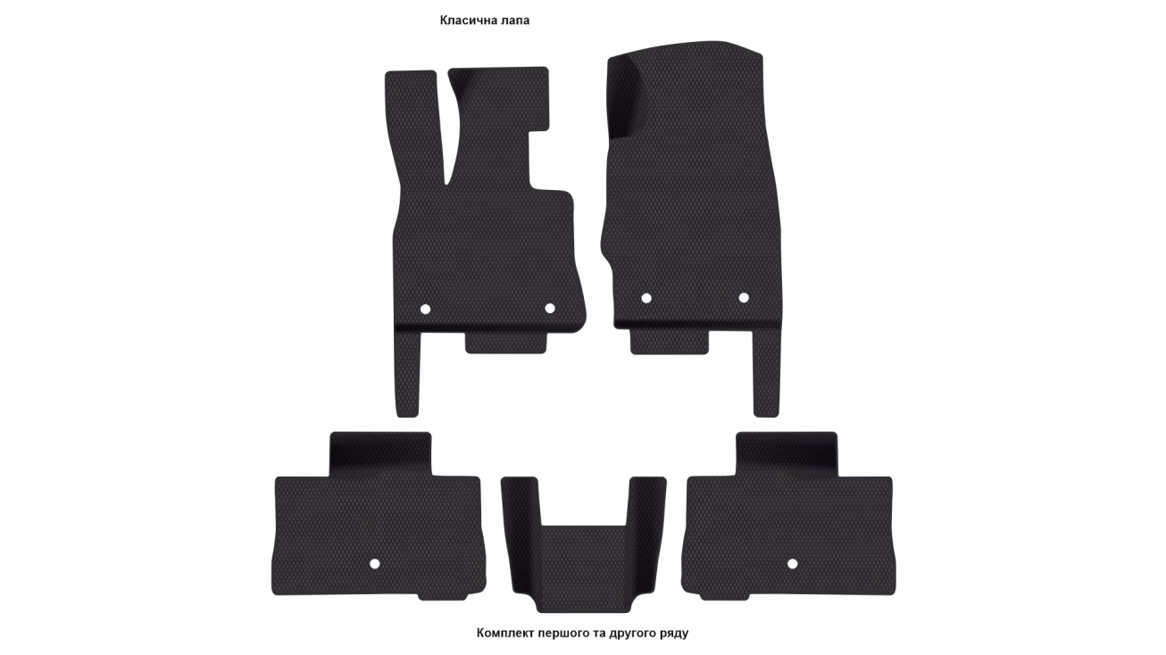 Interior mats for the Lincoln Aviator (U611) 2019-… II generation US Crossover - Фото 2