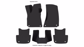 Interior mats for the Maserati Ghibli 2013-2024 III generation EU Sedan - Фото 2