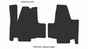 Interior mats for the Maxus EV30 2018-… I generation EU Minivan - Фото 2
