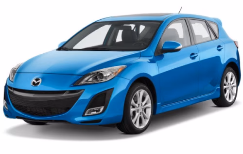 Interior mats for the Mazda 3 (BL) 2009-2013 II generation Hatchback