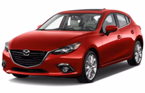 Interior mats for the Mazda 3 (BM) 2013-2019 III generation US Hatchback