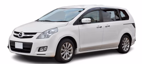 Interior mats for the Mazda MPV 1999-2006 II generation EU Minivan 6-seater