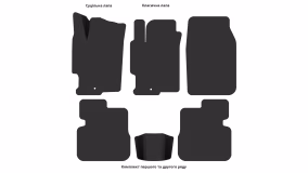 Interior mats for the Mazda 6 (GG) 2002-2008 I generation EU Sedan - Фото 3