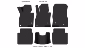 Interior mats for the Mazda 6 (GJ) 2012-2025 III generation Sedan - Фото 4