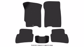 Interior mats for the Mazda MX-6 (GE) 1993-1997 II generation EU Coupe - Фото 2