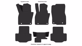 Interior mats for the Mazda CX-70 2024-… I generation EU Crossover - Фото 2