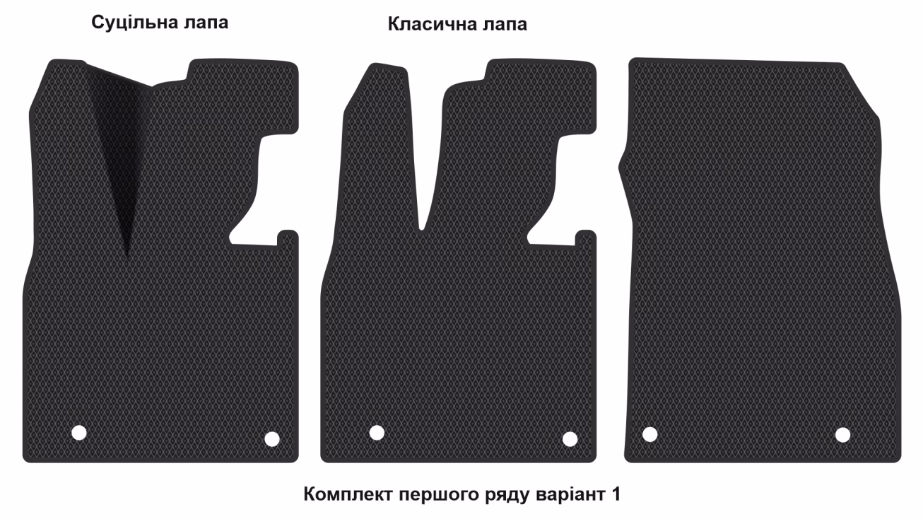 Interior mats for the Mazda CX-6e 2025-… I generation EU Crossover Hybrid (PHEV) - Фото 3