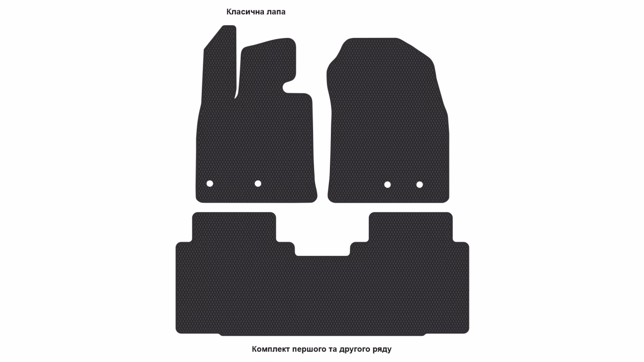 Interior mats for the Mazda 6e 2024-… I generation EU Liftback Electro - Фото 2