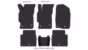 Interior mats for the Mazda 6 (GH) 2008-2012 II generation EU Sedan - Фото 3