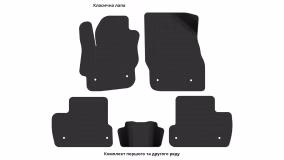 Interior mats for the Mazda 3 (BL) 2009-2013 II generation Sedan - Фото 3