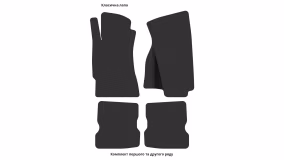 Interior mats for the Mazda RX-8 2003-2012 I generation EU Coupe - Фото 2