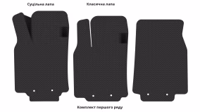 Interior mats for the Mazda CX-9 (TB) 2007-2016 I generation EU Crossover 7-seater - Фото 8