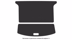 Interior mats for the Mazda 5 (CR) 2005-2009 II generation EU Minivan 7-seater - Фото 2