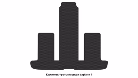 Interior mats for the Mazda CX-9 (TC) 2016-… II generation Crossover 6-seater - Фото 6