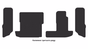Interior mats for the Mazda CX-9 (TC) 2016-… II generation EU Crossover 7-seater - Фото 5