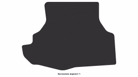 Interior mats for the Mazda Xedos 9 1993-2003 I generation EU Sedan - Фото 2
