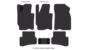 Interior mats for the Mazda Xedos 6 1992-1999 I generation EU Sedan - Фото 3