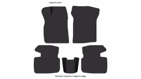 Interior mats for the Mazda 626 (GC) 1983-1987 II generation EU Hatchback 5-door - Фото 3