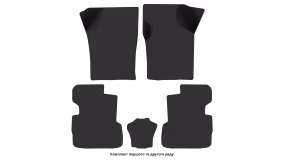 Interior mats for the Mazda Demio 1996-2002 I generation EU Crossover - Фото 2