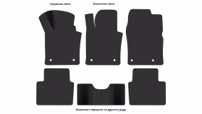 Interior mats for the Mazda 3 (BP) 2019-… IV generation Sedan - Фото 3