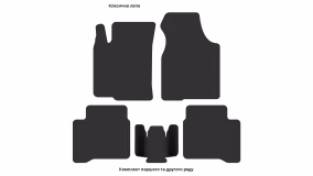 Interior mats for the Mazda 323 F (BH/BA) 1994-2000 V generation EU Hatchback 5-door - Фото 3