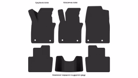 Interior mats for the Mazda CX-30 2019-… I generation Crossover - Фото 4
